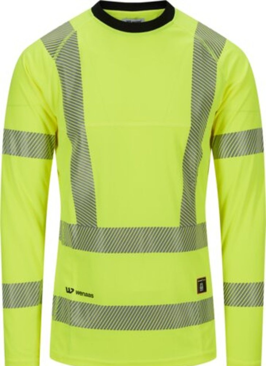 Arbeidsklaer Wenaas | Hivis T-Skjorte Long Sleeve | Wenaas